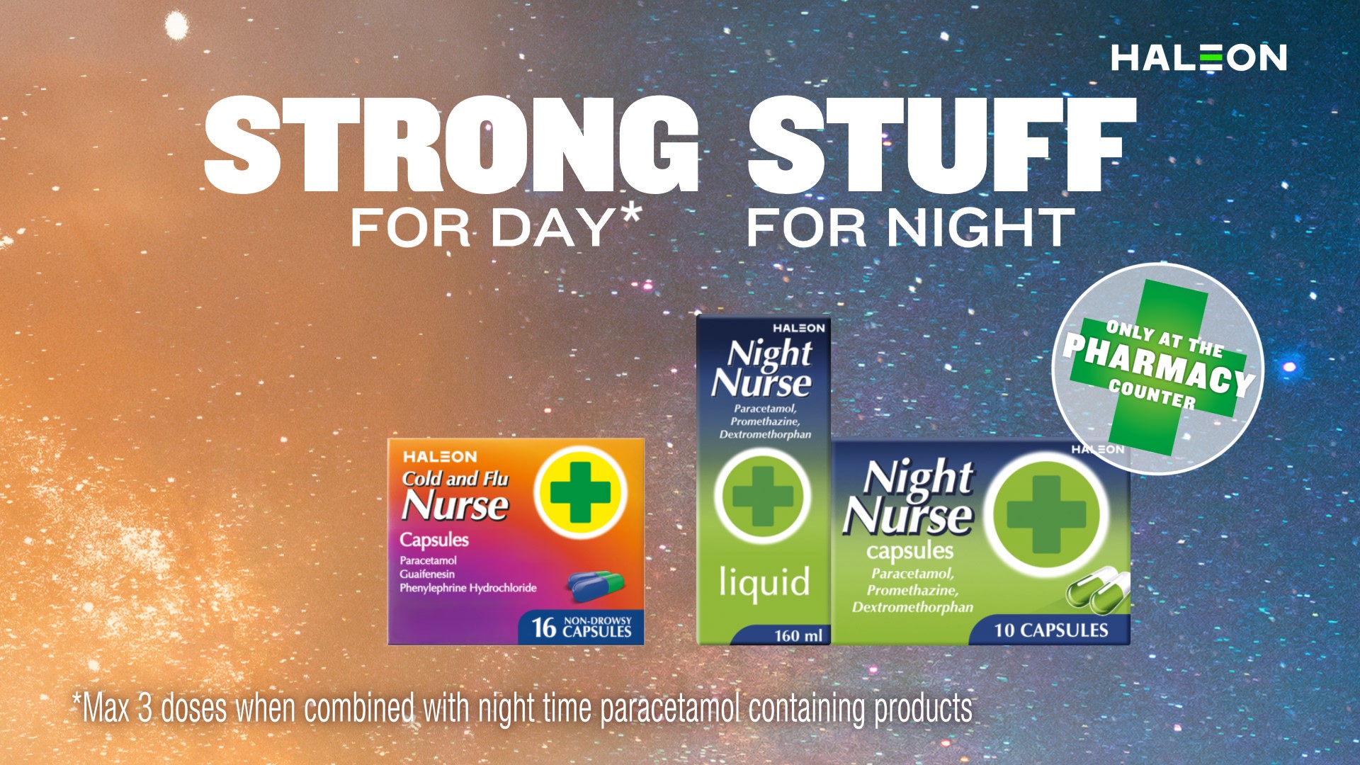 Nothing is stronger for cold & flu - day and night